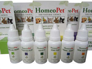 Homeopet Range of natural treatments for pets