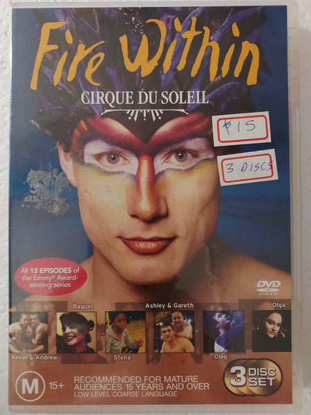 Fire Within Cirque du Soleil - DVD movie - used