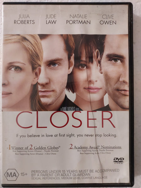 Closer - DVD movie - used