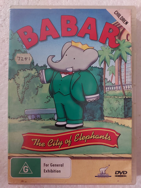 Babar The City of Elephants - DVD - used
