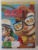 Alvin and the Chipmunks 1, 2 and 3 - DVD - used