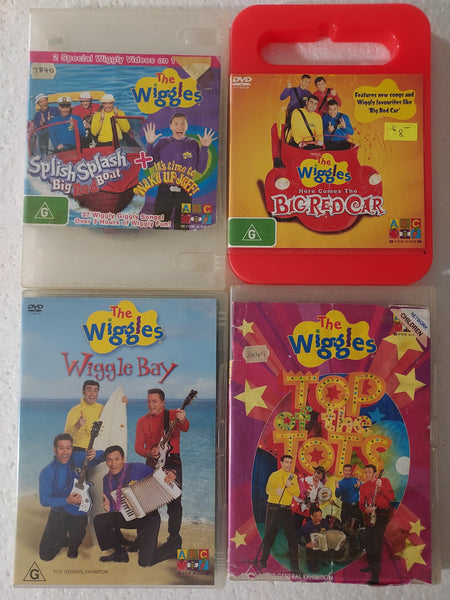The Wiggles - four disc set - DVD - used
