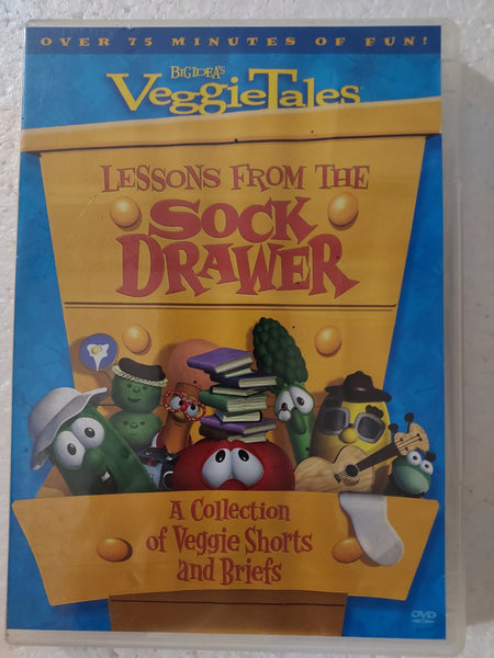 Veggie Tales Lessons from the Sock Drawer - DVD - used