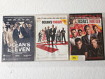 Oceans Eleven & Twelve & Thirteen - three disc set - DVD - used