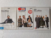 The Office 1 & 2 & Christmas - three disc set - DVD - used