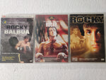 Rocky + Rocky IV + Balboa - three disc set - DVD - used