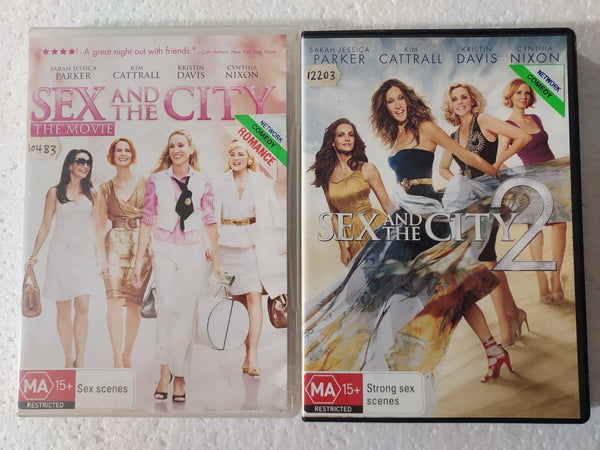 Sex and the City 1 & 2 - two disc set - DVD - used