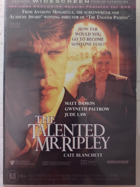 The Talented Mr Ripley - DVD - used