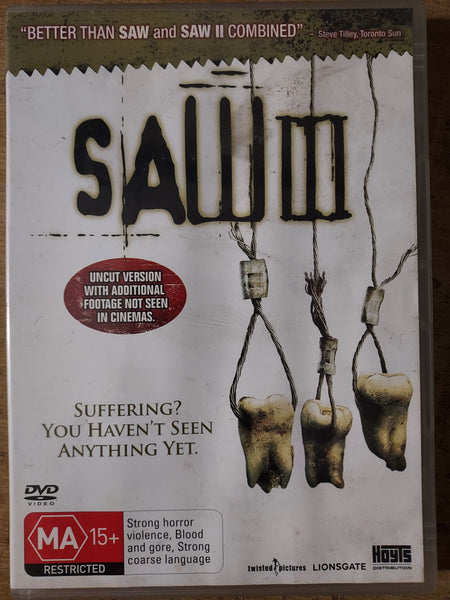 SAW III - DVD - used