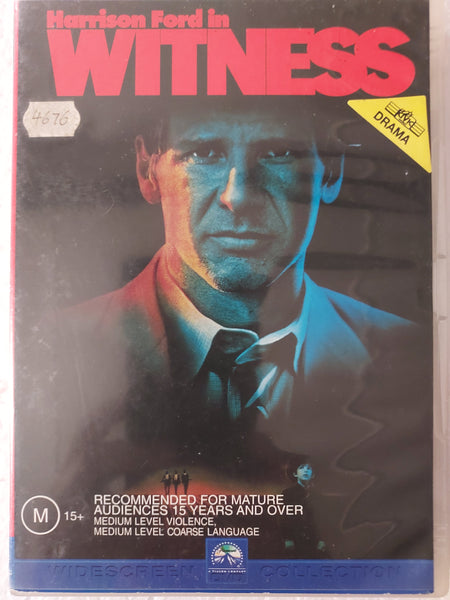 Witness - Harrison Ford - DVD - used