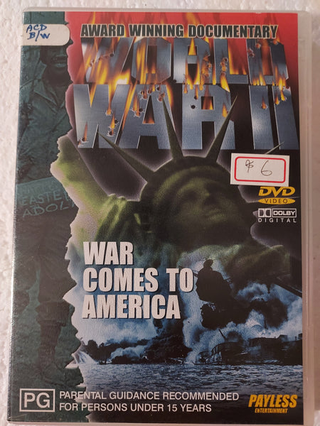 World War II War Comes to America - DVD - used