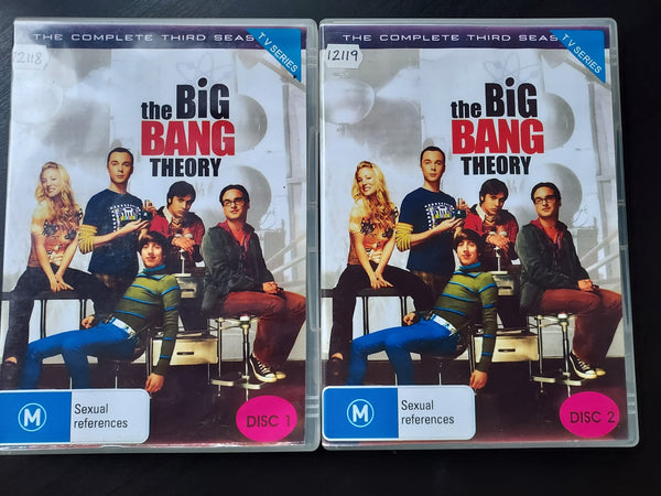 Big Bang Theory Complete Third Season - DVD - used