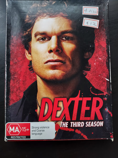 Dexter Third Season - DVD - used