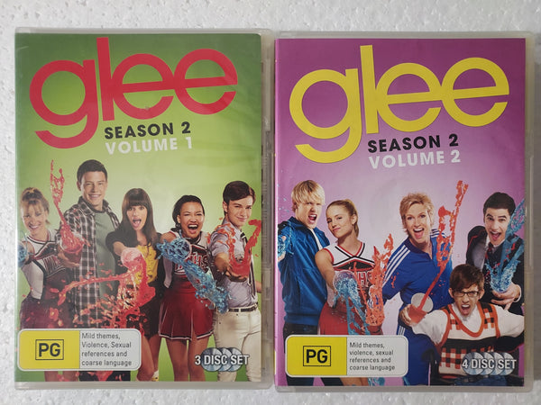 Glee Second Season Vol.1 & 2 - DVD - used