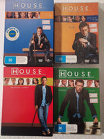 House Season 1, 2, 3 & 4 - DVD - Used