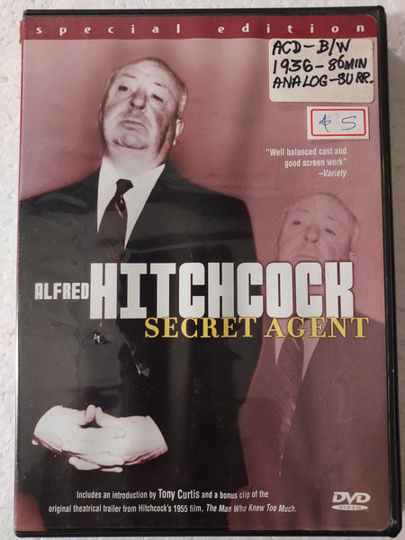 Alfred Hitchcock Secret Agent - DVD - used