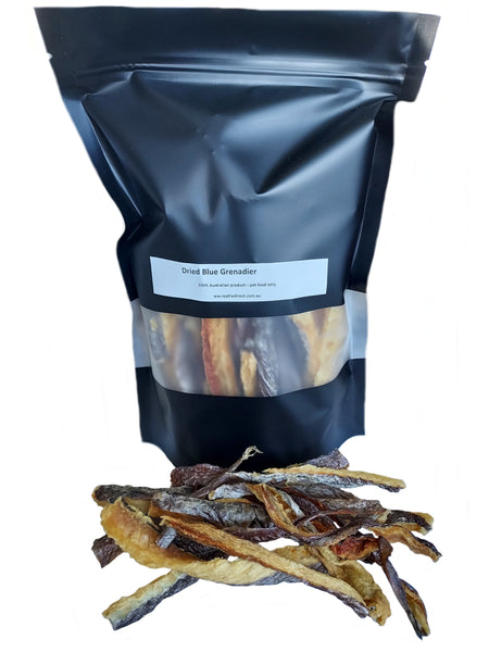 Dried Blue Grenadier fish fillet jerky 190g dog treat