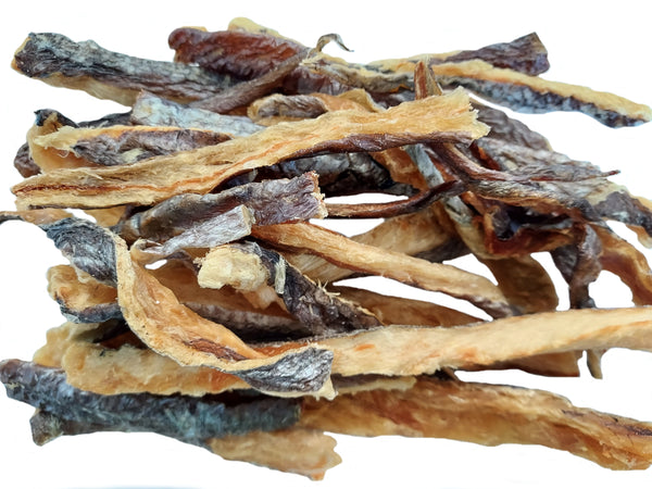 Dried Blue Grenadier fish fillet jerky 1kg dog treat