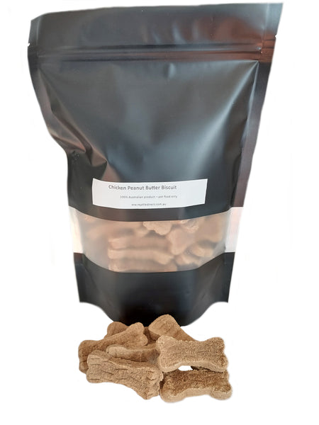 Chicken & Peanut Butter biscuits 500g dog treat