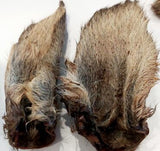 Dried Kangaroo Ears Hair 1kg Australian pet dog chew treat