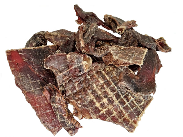 Dried Kangaroo Jerky Premium Strap 1kg dog treat