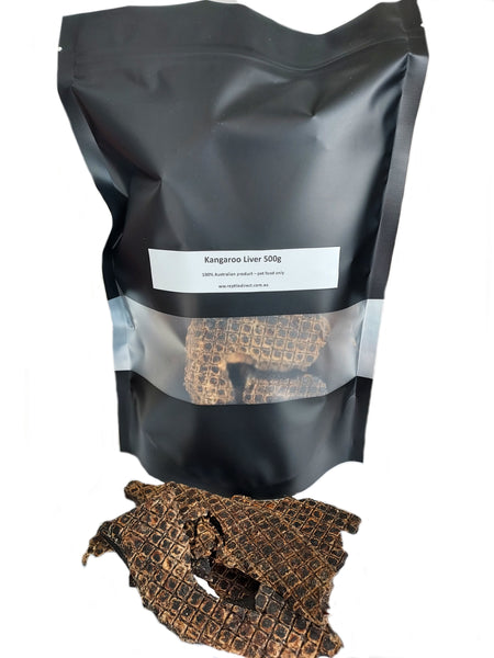 Dried Kangaroo Liver 500g dog treat