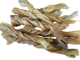 Dried Kangaroo Tail Skin Twisted 1kg dog treat