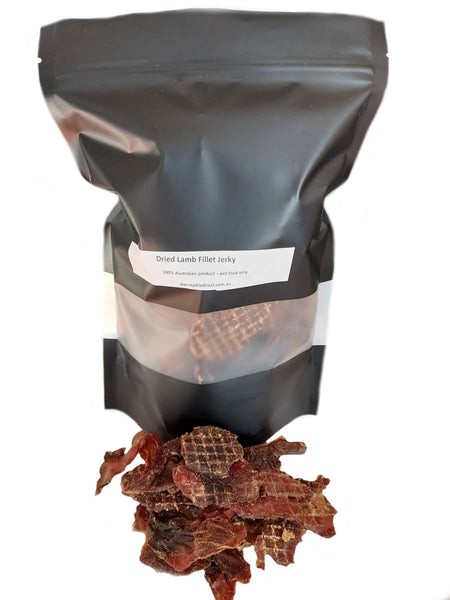 Dried Lamb Fillet Jerky 400g dog treat