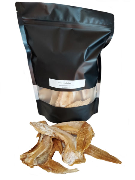 Dried Ling Collars 500g dog treat