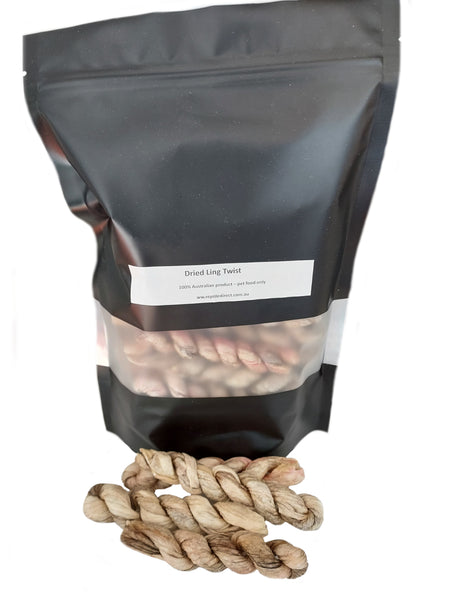 Dried Ling Twist 50g dog treat