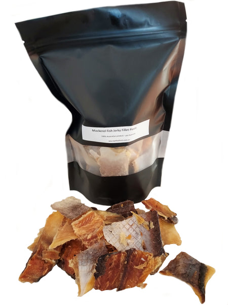 Dried Mackerel Fish Jerky Fillet pieces 250g dog treat