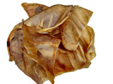 Dried Pig Ears Medium 12pc 500g Australian pet dog chew treat