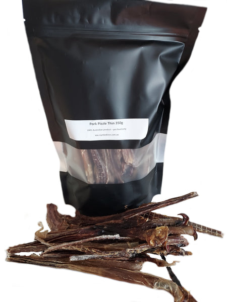 Dried Pork Pizzle Thin 350g dog treat