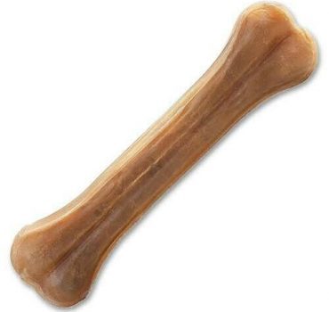 Rawhide Pressed Bone Natural 25cm 10pc dog treat