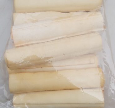 Rawhide Rib Roll Sweet Potato Chicken 20pc dog treat