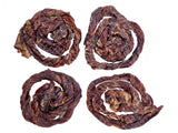 Beef Jerky Weasand Scrolls 10pc Australian pet dog chew treat