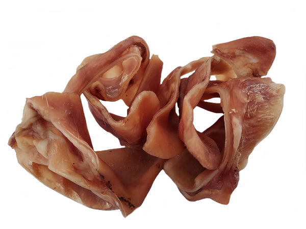 Dried Pig Ear Strips 1kg dog treat