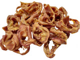 Dried Pig Ear Strips 1kg Australian pet dog chew treat