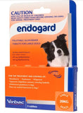 Virbac Endogard Dog 20kg 3 tablets All wormer