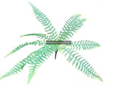 10 x Artificial Fern Plant 30cm