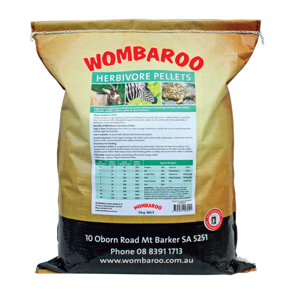 Wombaroo Herbivore Pellets 5kg