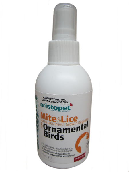 Aristopet Bird Mite & Lice Spray 125ml