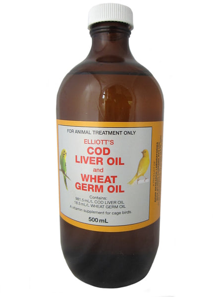 Cod Liver & Wheat Germ Oil 500ml