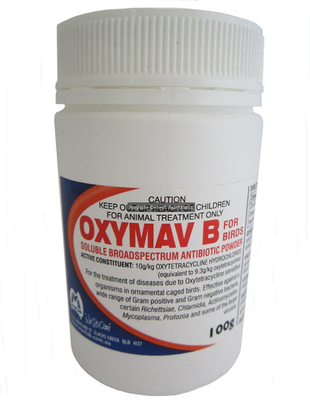Oxymav B Bird Antibiotic Powder 100g