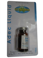 Vetafarm Adec Liquid 10ml bird vitamin supplement