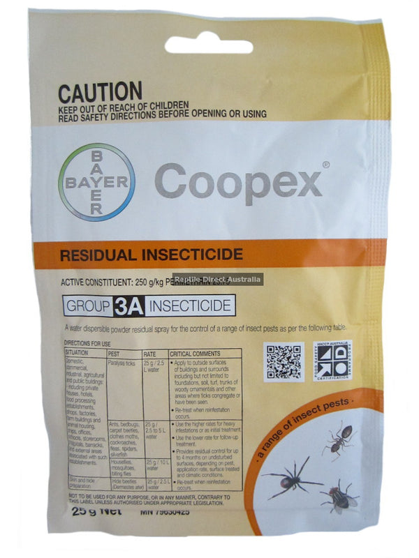 Coopex Insecticide 25g Reptile Direct Australia