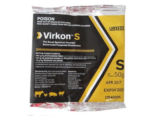 Virkon S Bacterial Fungicide 50g