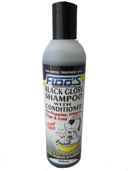 Fidos Black Gloss Pet Shampoo & Conditioner 250ml
