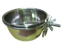 Stainless Steel Bird Feed Water Cup 10oz